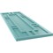 Ekena Millwork True Fit PVC Hastings Fixed Mount Shutters, Pure Turquoise, 12W x 54H, PR TFP001HS12X054PT - alternate 10